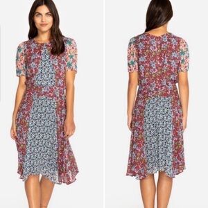 NWT$345 Johnny Was Jade Sonny Mixed Floral Boho Dress, S, Small